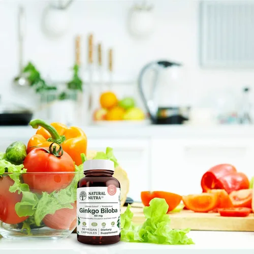 Miniatura 5 de Natural Nutra Ginkgo Biloba, mejora la circulación al cerebro y aumenta la memoria, aumenta el flujo de oxígeno y mejora la función cerebral, vegano