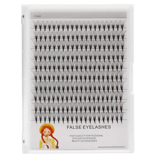 Miniatura 8 de Extensiones de pestañas postizas preamde 14D, rizado D, mezcla de 8-10-0.472-0.551 in/10-12-0.551-0.630 in/12-0.551-0.630 in/12-0.551-0.630 in