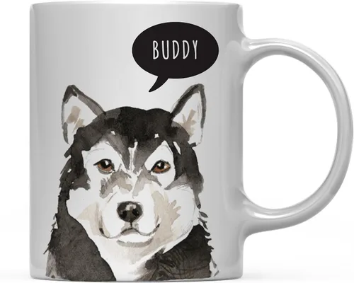 Miniatura 67 de Andaz Press Taza de café personalizada de 11 onzas para perro, Shih Tzu Shorter Haired Up Close, paquete de 1 Shih Tzu pelo más corto personalizado