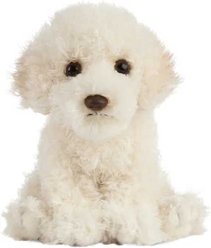 Living Nature Labradoddle Cachorro Animal de Peluche | Perro Peludo Animal | Regalo de Juguete Suave para Niños | 6 pulgadas