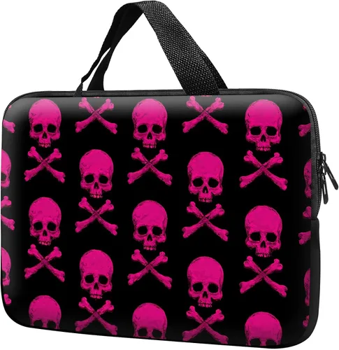 Miniatura 22 de Funda para laptop con asa de 10 pulgadas, impermeable, diseño de lentes de sol de alpaca, funda para computadora compatible con MacBook Air, Pro