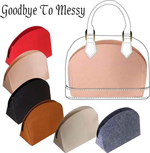 Miniatura 6 de MISIXILE Alma BB PM - Bolsa de fieltro organizadora para mujer, se adapta a Alma BB PM Insert (BB, rosa)