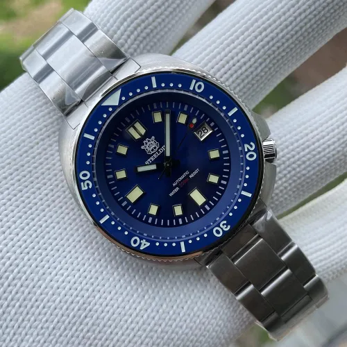 Miniatura 6 de Steeldive - Reloj automático para hombre 1970 SD1970 Reloj de pulsera NH35 Movimiento 200M Relojes de buceo