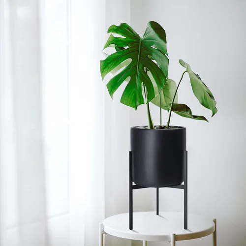 Miniatura 3 de Macetero moderno con soporte de metal de 8, 10, 12 y 14 pulgadas, para plantas