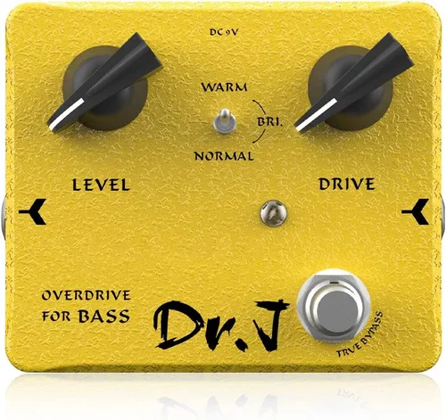 Miniatura 17 de Pedal de Bajo JOYO de Overdrive con Simulador de Amplificador de Tubo Mic'd Pedal Integrado de Salida DI y XLR para Grabación de Efectos Edición