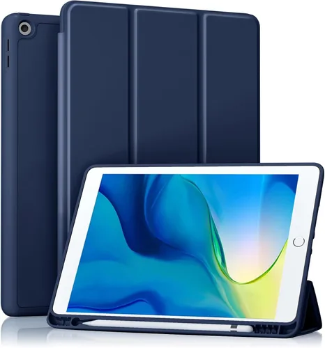 Miniatura 25 de Akkerds - Funda Compatible con iPad de 10.2 Pulgadas 2021/2020/2019, para iPad de 9ª/8ª/7ª Generación con Soporte para Lápiz, Funda Protectora