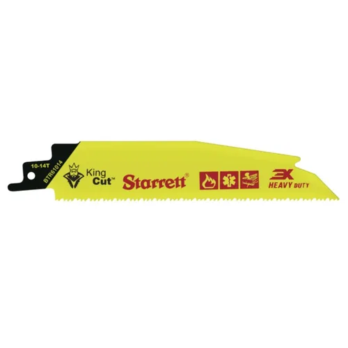 Miniatura 20 de Starrett Hoja de sierra recíproca de demolición y rescate de incendios bimetálica, 9 pulgadas de largo, 3/4 pulgadas de ancho, 0.50 pulgadas