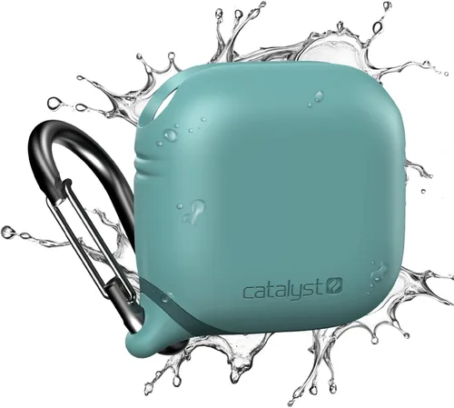 Catalyst Funda impermeable para AirPods 4, protección contra caídas para Apple AirPods de 4ª generación con mosquetón, funda de silicona de carga A4