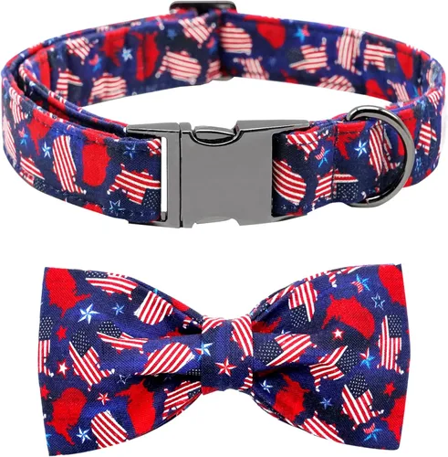 Miniatura 13 de Collar para perro, con estampado de tiburón, collar para cachorro, collar para mascotas, collar de lazo para perros, suave, duradero, ajustable, A
