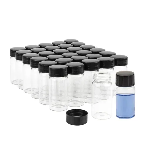 Miniatura 13 de Envío de muestra de vidrio transparente de 20ML, envío de muestra de vidrio para muestreo de líquidos, envío de almacenamiento de vidrio