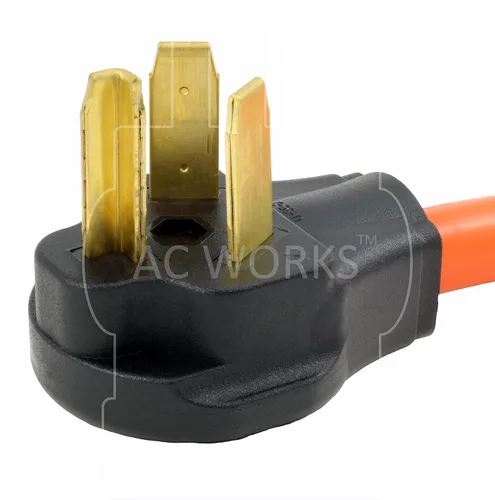 Miniatura 3 de AC WORKS 10/3 STW 1.5 pies Cable adaptador de soldador 3 clavijas 10-30P enchufe de secadora a 6-50R salida de soldador WD1030650-018
