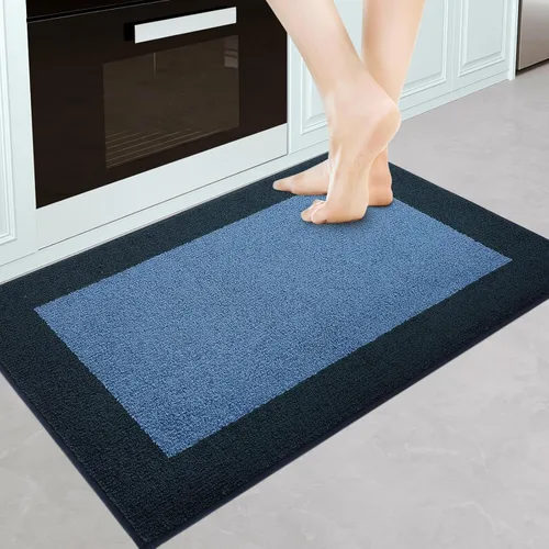 Miniatura 46 de Indoor Door Mat 20" x 32", Washable Kitchen Rug, Non Slip Entryway Rug for Floor, Absorbent Entrance Throw Rug for Laundry, Bathroom, Door