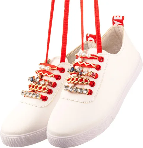 Miniatura 6 de Waydress 18 dijes de cordones para zapatos deportivos, para manualidades, joyas, decoración, clips, diamantes de imitación de perlas de imitación