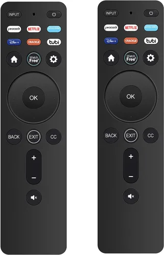 Paquete de 2 unidades XRT260 de repuesto universal IR remoto compatible con todos los televisores VIZIO Smart TV Smartcast Series P-Series V-Series