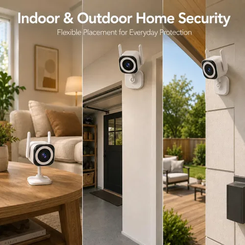 Miniatura 8 de Cámara 2K para Seguridad del Hogar, Cámaras de Seguridad 5G para Exteriores/Interiores, Cámara de Monitoreo para Bebés