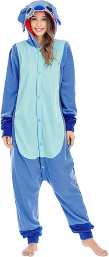 Miniatura 2 de Etoson Stitch Onesie Cosplay Disfraz de Halloween Unisex Animal Pijama