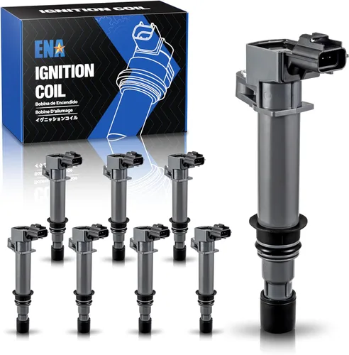 ENA Juego de 8 bobinas de encendido para UF270 compatibles con Dodge Ram 1500 4.7 Jeep Mitsubishi Dakota Durango Commander Grand Cherokee Raider