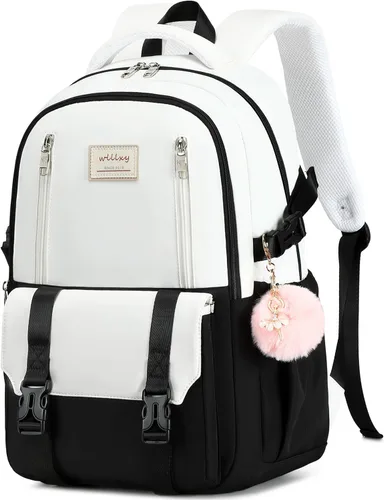Miniatura 7 de Caoroky knight Mochila de viaje para laptop para mujeres y niñas, mochila de escuela primaria y secundaria, mochilas universitarias, mochila Azul