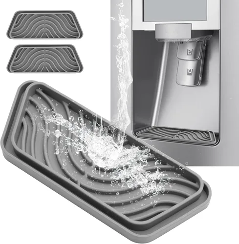Miniatura 7 de Colector de goteo para refrigerador, bandeja de goteo para refrigerador para bandeja de agua, bandeja de goteo dispensador de agua para nevera evita
