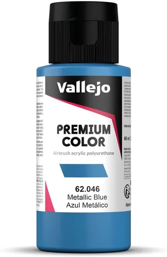 Miniatura 6 de Vallejo - Premium Color RC Metallic Medium 2.02 Fl.Oz. (2.0 fl oz) para aerografía, resina híbrida acrílico-poliuretano de gran resistencia para uso