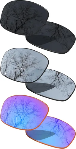 Miniatura 18 de Set of 3 Replacement Lenses for Oakley Fives Squared OO9238 Pack