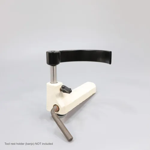 Miniatura 2 de Hurricane Turning Tools, Soporte de herramientas curvado de 5 pulgadas de diámetro para girar cuencos pequeños en torno de madera, poste de 5/8