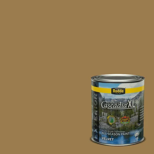 Miniatura 165 de Rodda Paint CASCADIA XL Pintura e imprimación satinada exterior en uno, cuarto de galón, resistencia industrial