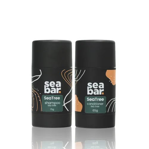 Juego de barra de champú y acondicionador, champú para el cabello totalmente natural, vegano, sin sulfatos, ecológico, cero residuos, embalaje