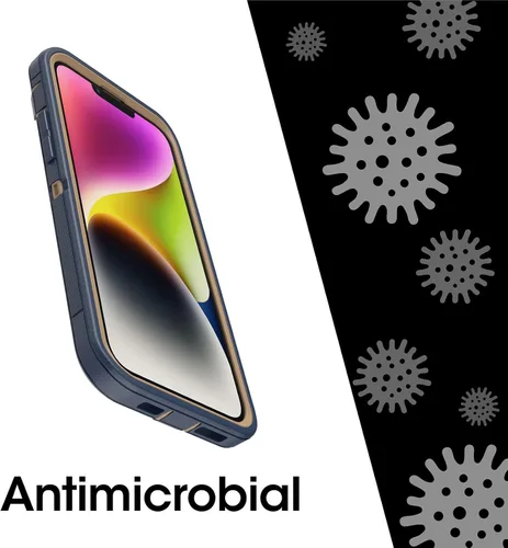 Miniatura 3 de OtterBox Defender Series - Funda de edición sin pantalla para iPhone 14 Plus (solamente), clip de funda incluida, protección de defensa microbiana