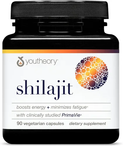 Miniatura 8 de Youtheory Shilajit - Cápsulas PrimaVie Himalayan Shilajit - Apoya la energía, la resistencia y la resistencia* - Sin gluten - 60 cápsulas