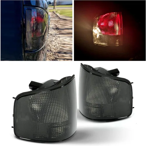 Miniatura 8 de Luces traseras HECASA sin bombillas compatibles con Chevrolet S10 1994-2004 1996-2000 Isuzu Hombre 1994-2004 GMC Sonoma Reemplazo para 5978196 Lente