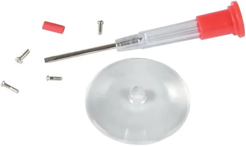 Miniatura 3 de Flents Kit de herramientas de reparación de lentes con destornillador pequeño, tornillos para gafas, lupa y bolsa de almacenamiento, kit