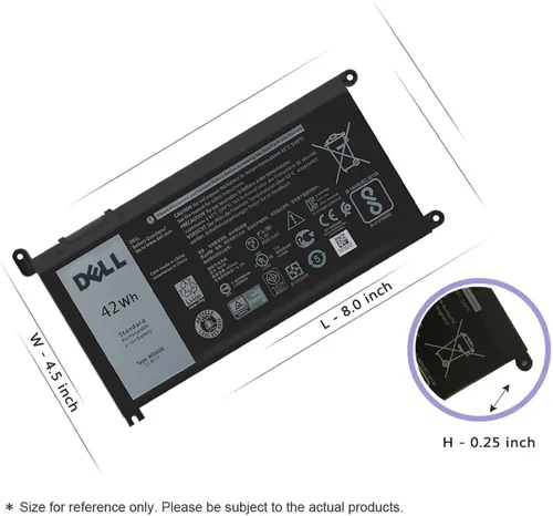 Miniatura 3 de DELL WDX0R Batería para Inspiron 15 7579 7573 7560 7569 7570 7580 5565 5567 5568 5570 5578 5579 5770 7586 13 7375 736888 7378 5368 5378 5379 17 5765