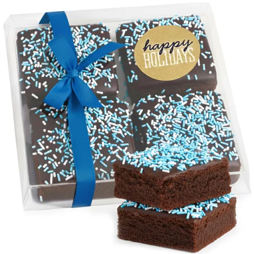 Miniatura 14 de Cesta de regalo de galletas de brownies de Pascua, regalo de comida de chocolate envuelta individualmente para hombres, mujeres y niños, paquete