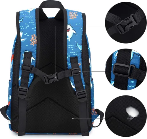Miniatura 81 de CAMTOP - Conjunto de mochila y lonchera con estampados divertidos para niños de preescolar y primaria), Y0058-2