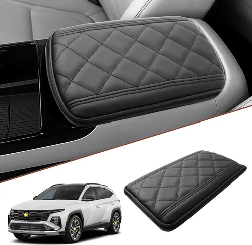 Miniatura 9 de SKTU para 2019 2020 Hyundai Santa Fe Cojín de Reposabrazos de Consola Central 2020 Santa Fe TM Funda para Caja de Asiento Cojín Suave de Consola