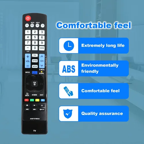 Miniatura 7 de AKB73756542 AKB73756567 Reemplazo remoto para LG Smart TV 32LN570B 32LN5750 39LN5700 42LN5700 47LN5600 47LN5700 47LN5710 50LN500 N5700 55LN5600UI