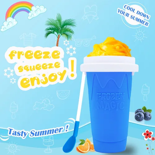 Miniatura 2 de Magic Slushy Maker - Máquina para hacer granizados para hacer granizos, batido de leche casero, vaso de enfriamiento para hacer bricolaje para todos