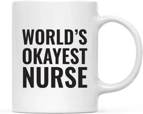 Miniatura 50 de Andaz Press Taza de café de 11 onzas, regalo de broma para la niñera más buena del mundo, 1 paquete