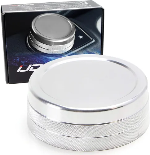 Miniatura 11 de iJDMTOY Cubierta de rueda de aluminio anodizado azul para consola central de control de mando compatible con Mercedes A B C E S CLA GLA GLK ML GL