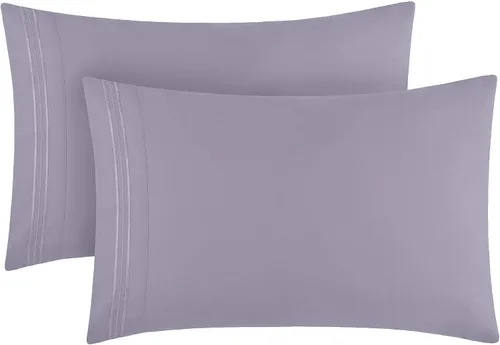 Miniatura 41 de Mellanni Fundas de almohada – Fundas de almohada lujosas, extrasuaves, refrescantes – 2 fundas de almohada de la colección Iconic – Cierre de sobre