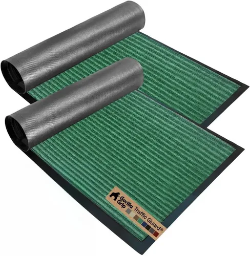 Miniatura 26 de Gorilla Grip - Tapete afelpado original de goma con perfil bajo, resistente, duradero, impermeable y fácil de limpiar para interior y exterior