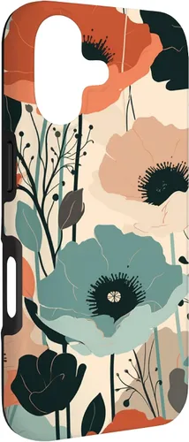 Miniatura 3 de Minimal Poppy Boho Flower Cute Aesthetic Case for iPhone 17