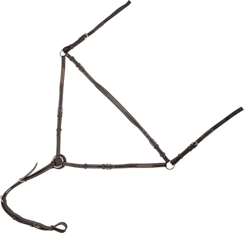 Miniatura 2 de Exion Designer - Pechera de caballo con lazo para fijación de circunferencia y marchita con accesorio para correr para cuello de caballo Peto