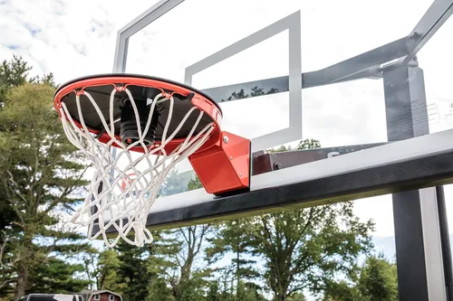 Miniatura 12 de Goalrilla El bloqueador de llantas de baloncesto protege tu aro con un sistema de bloqueo, color negro