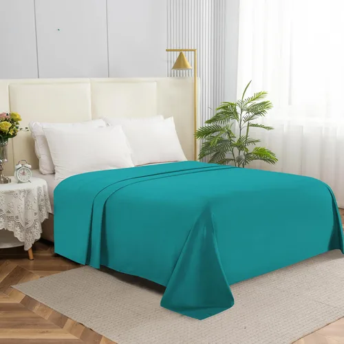 Miniatura 20 de Elegant Comfort Sábana encimera de 1 pieza de calidad hotelera, lujosa y suave, 1500 hilos, calidad egipcia, resistente a arrugas, manchas