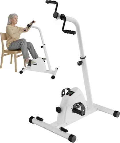 Ejercitador de pádel, mini bicicleta estática para ciclismo de piernas y brazos, ejercicio de calentamiento
