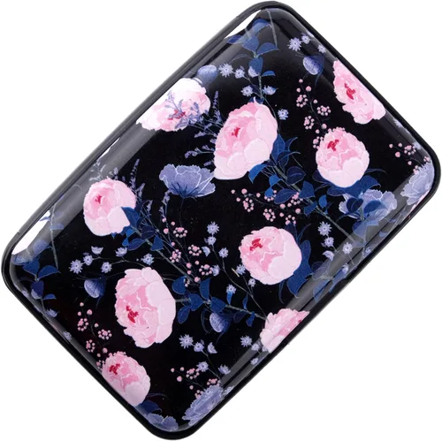 Miniatura 12 de Tarjetero de aluminio con bloqueo RFID para hombres y mujeres, elegante cartera de viaje con 7 ranuras, la mejor protección contra escaneos