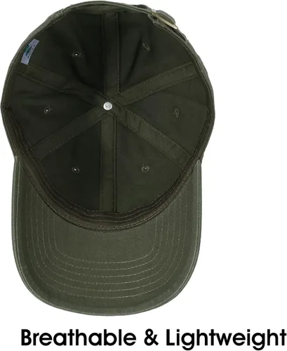 Miniatura 4 de Gorra de béisbol unisex de algodón liso en blanco para papá, ajustable, estilo vintage