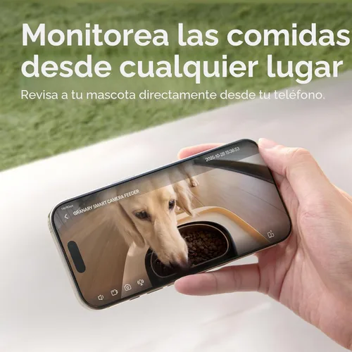 Miniatura 7 de PETLIBRO Comedero automático para gatos con cámara, video HD 1080P con visión nocturna, alimentador WiFi 5G para mascotas con audio de 2 vías, Negro